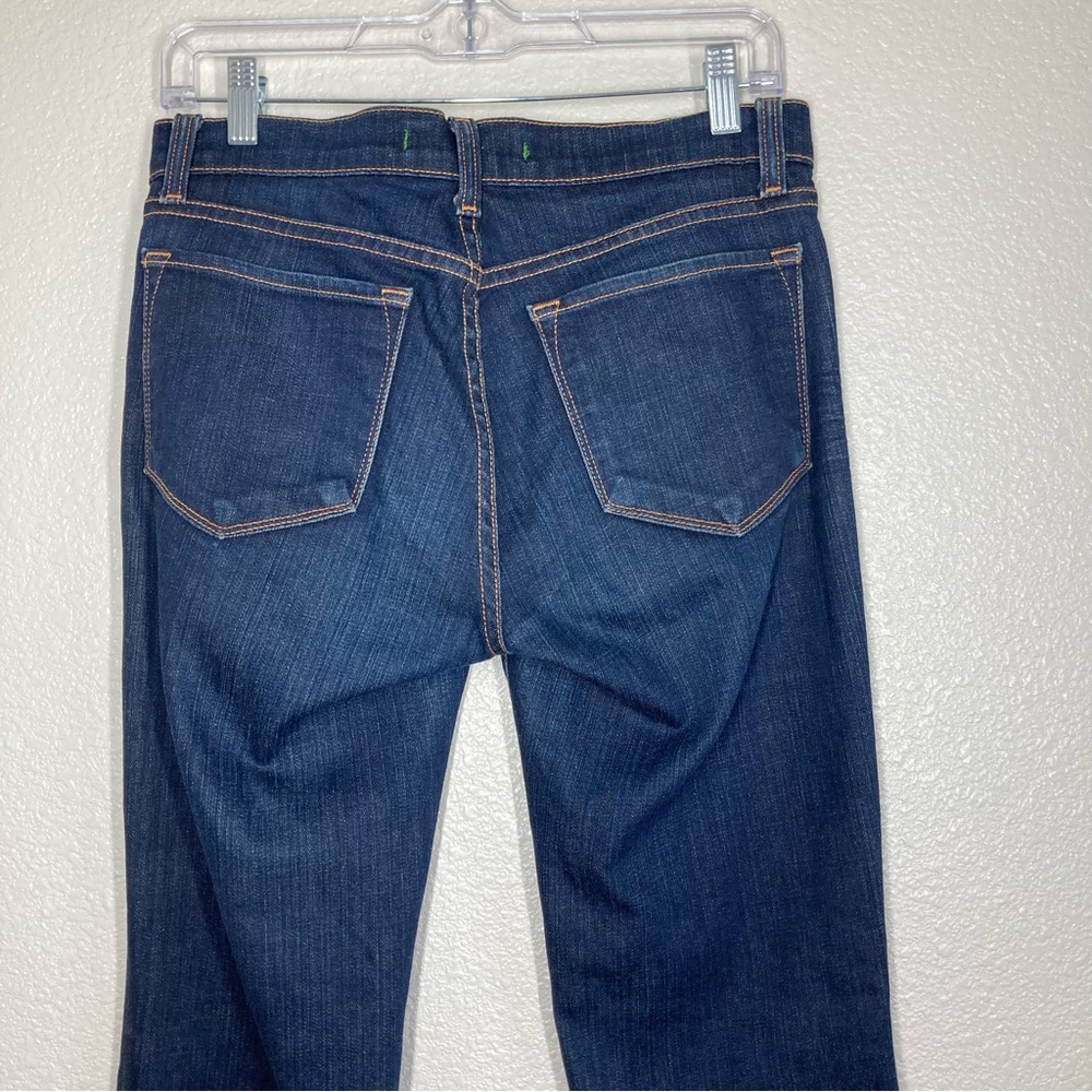 J Brand Womens Boot Cut Denim Jeans Dark Wash 27 Cotton Mid Rise 32" inseam - Picture 10 of 16
